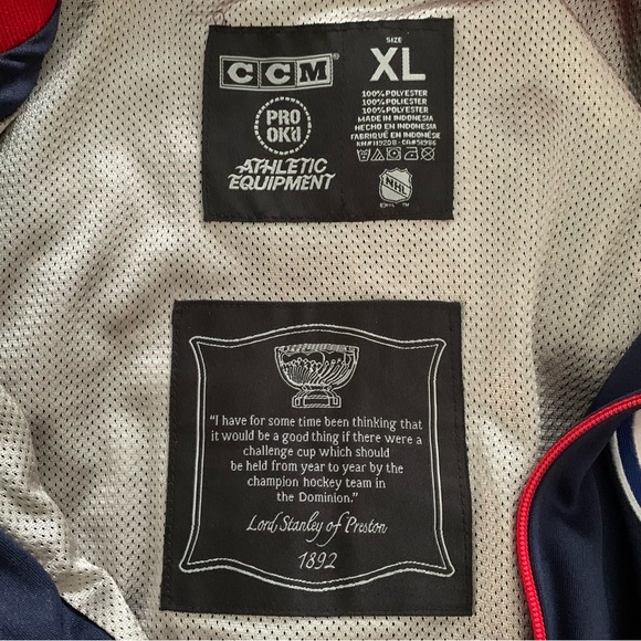 CCM NHL Montreal Canadiens Men’s XL Lightweight Jacket - Picture 8 of 14